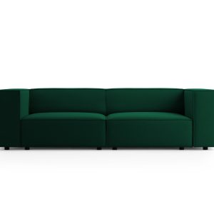 Cosmopolitan Design Bank Arendal 3-zits, flueel, flessengroen – 102×20 Cosmopolitan Design Bank Arendal 3-zits, flueel, flessengroen – 102×20
