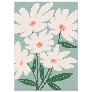 Artfulprints Poster Boho – Joyful petals – A4 21×29.7 cm – Wit Artfulprints Poster Boho – Joyful petals – A4 21×29.7 cm – Wit