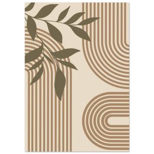 Artfulprints Poster Boho – Structured calm – 70×100 cm – Bruin Artfulprints Poster Boho – Structured calm – 70×100 cm – Bruin