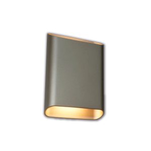 Artdelight wandlamp Diaz – 2 lichts – 4 x 20 cm – champagne Artdelight wandlamp Diaz – 2 lichts – 4 x 20 cm – champagne
