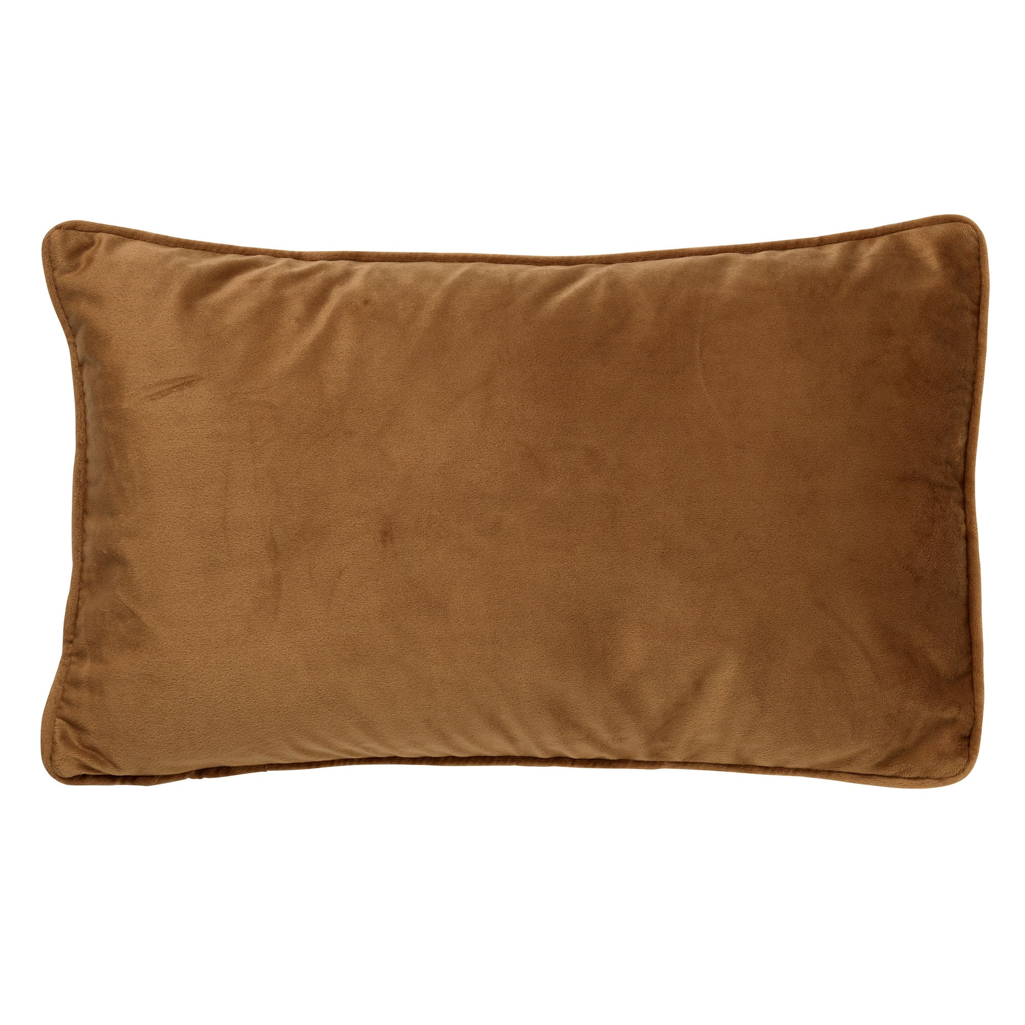 FINN - Kussenhoes 30x50 cm - velvet - lendekussen - Tobacco Brown - br