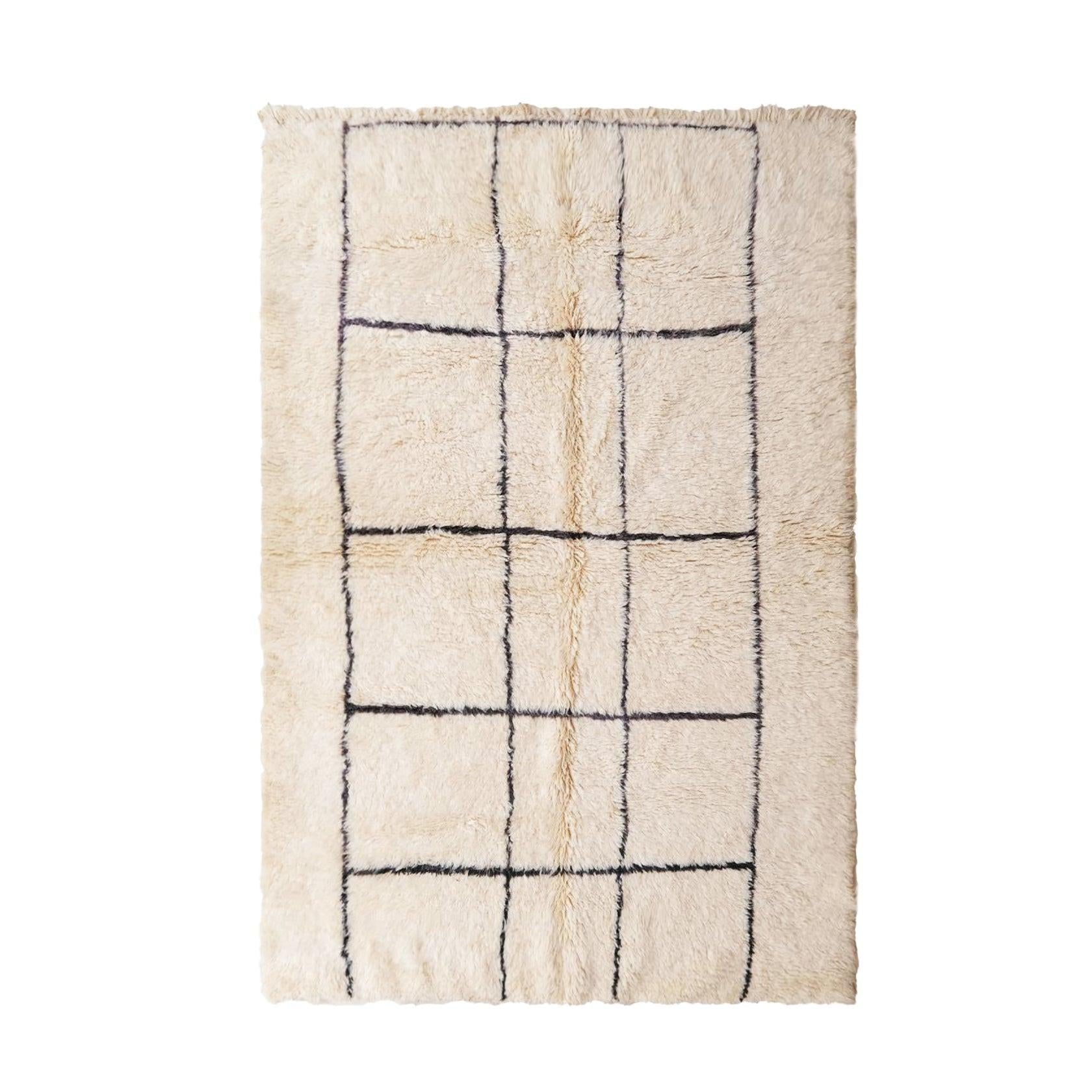 AFK Living vloerkleed Berber - handgemaakt - Wol - 174 x 254 cm