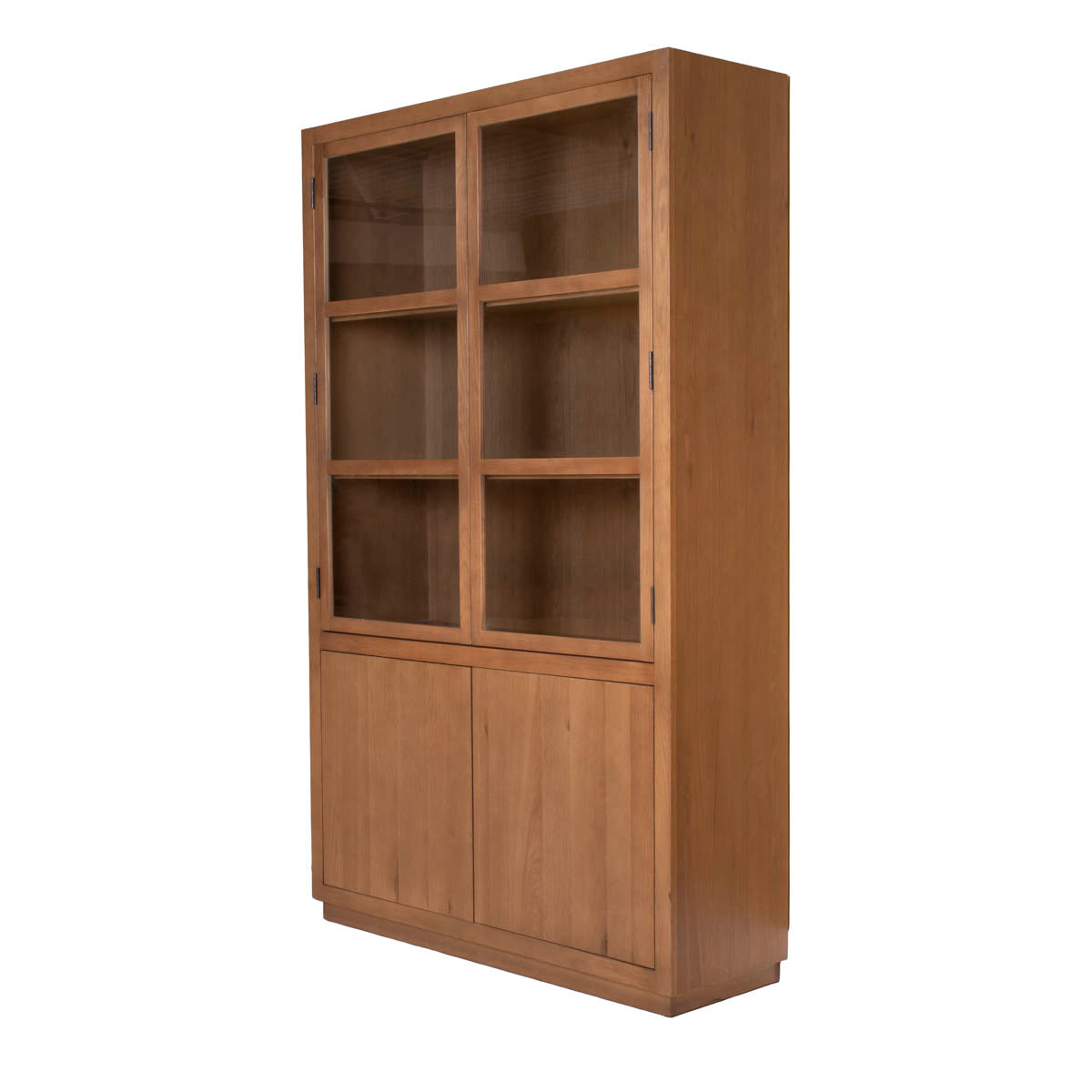 DÉJA Living Vitrinekast Cuenca - Bruin Eiken - 120x40x200cm