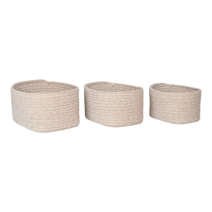 Artichok Carlinn Manden Beige – Set van 3 Artichok Carlinn Manden Beige – Set van 3