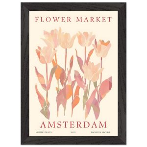 Artfulprints Poster met Lijst Flower market – Amsterdam I – A4 21×29.7 Artfulprints Poster met Lijst Flower market – Amsterdam I – A4 21×29.7