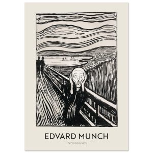 Artfulprints Edvard Munch – The Scream 1895 poster 70×100 cm Artfulprints Edvard Munch – The Scream 1895 poster 70×100 cm