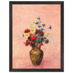Artfulprints Poster met Lijst Bloemen in vaas 4 – 30×40 cm – Roze Artfulprints Poster met Lijst Bloemen in vaas 4 – 30×40 cm – Roze