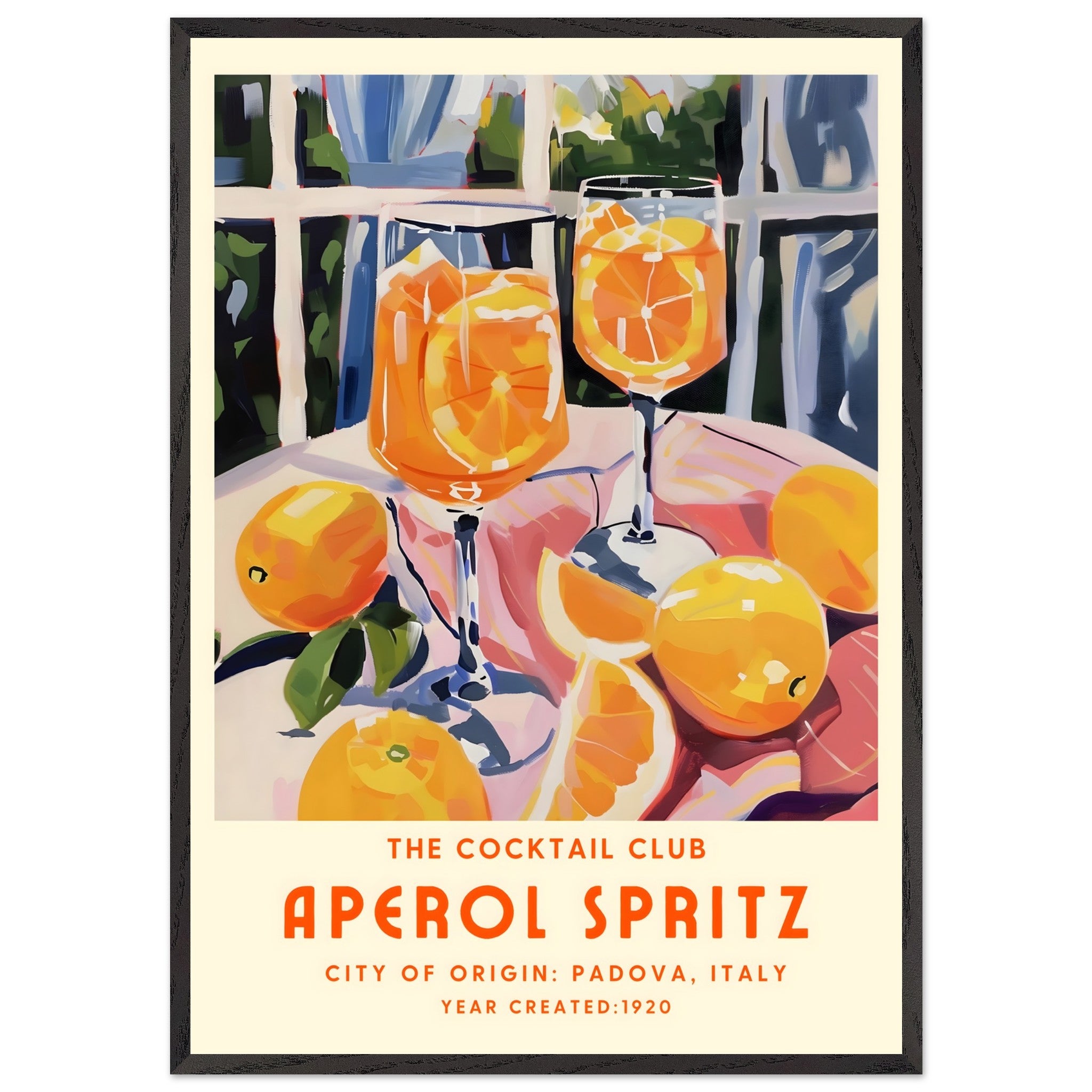 Artfulprints Poster met Lijst Aperol Spritz - The cocktail club II - 7