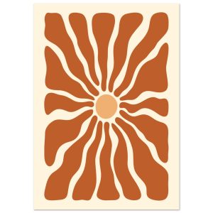 Artfulprints Boho – Ibiza sun poster A4 21×29.7 cm Artfulprints Boho – Ibiza sun poster A4 21×29.7 cm