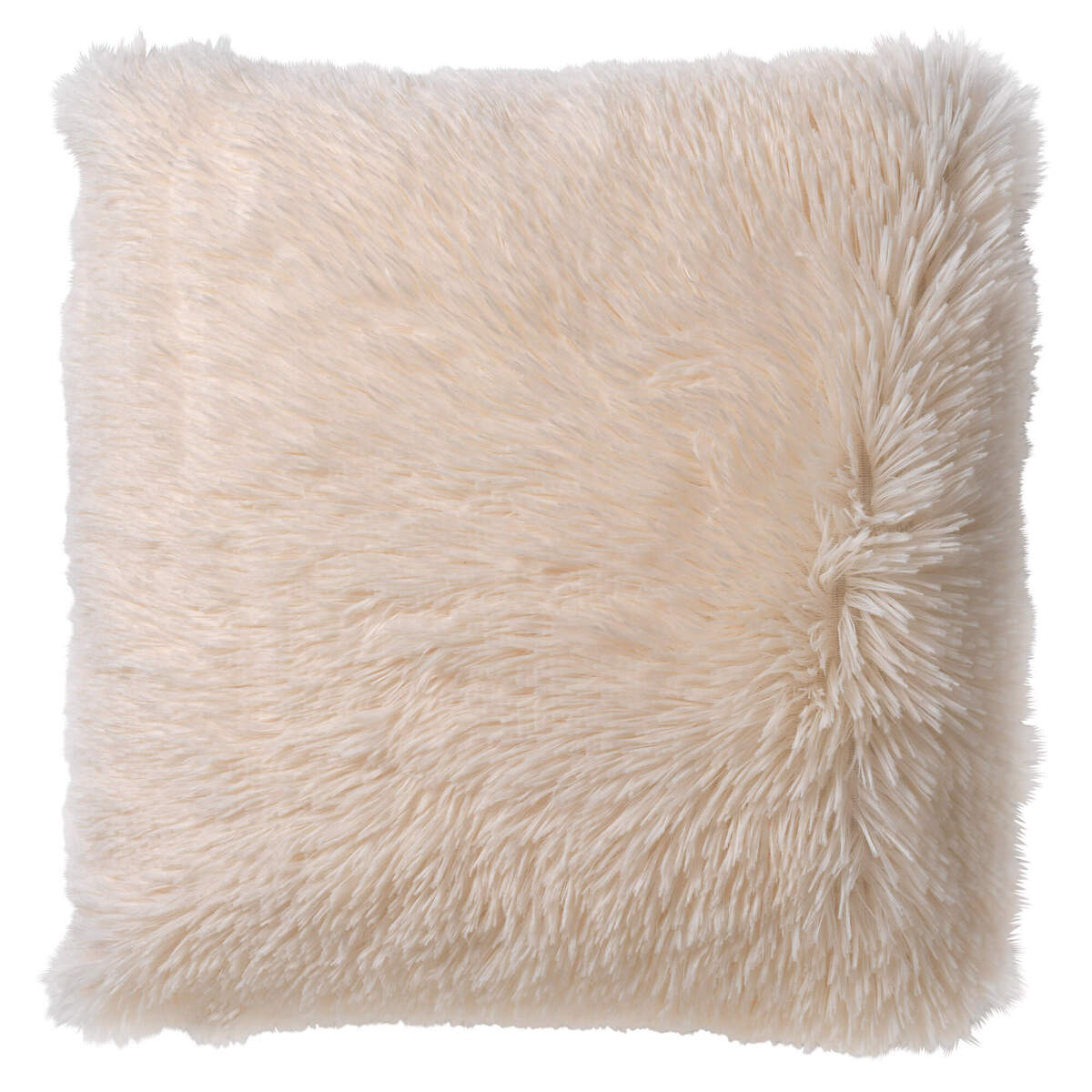 FLUFFY - kussenhoes 45x45 cm - superzacht - effen kleur - Snow White -