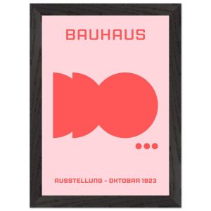 Artfulprints Poster met Lijst Bauhaus – Ausstellung oktobar 1923 – A4 Artfulprints Poster met Lijst Bauhaus – Ausstellung oktobar 1923 – A4