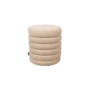 Dutchbone Fern Poef Beige Dutchbone Fern Poef Beige