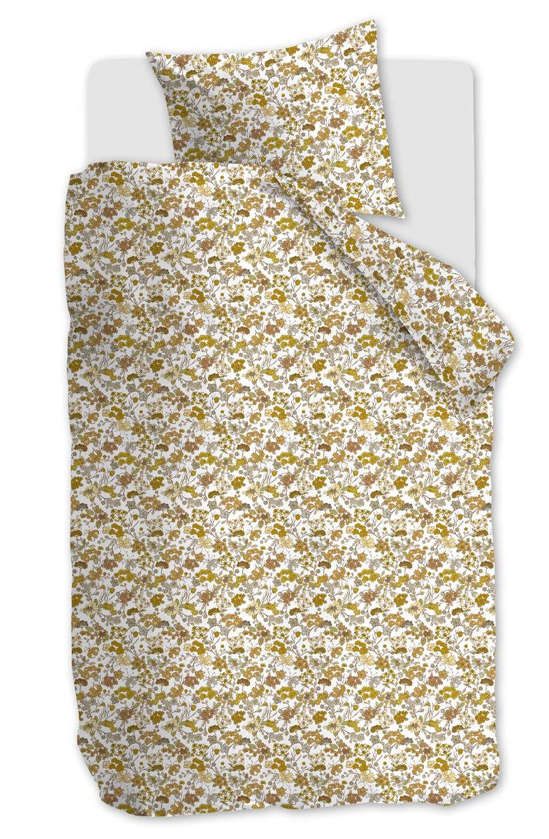 Beddinghouse Tess dekbedovertrek - Eenpersoons - 140x200/220 cm - Oker