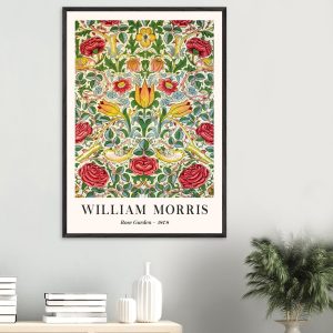 Artfulprints Poster William Morris – Rose garden 1878 – 70×100 cm – Gr