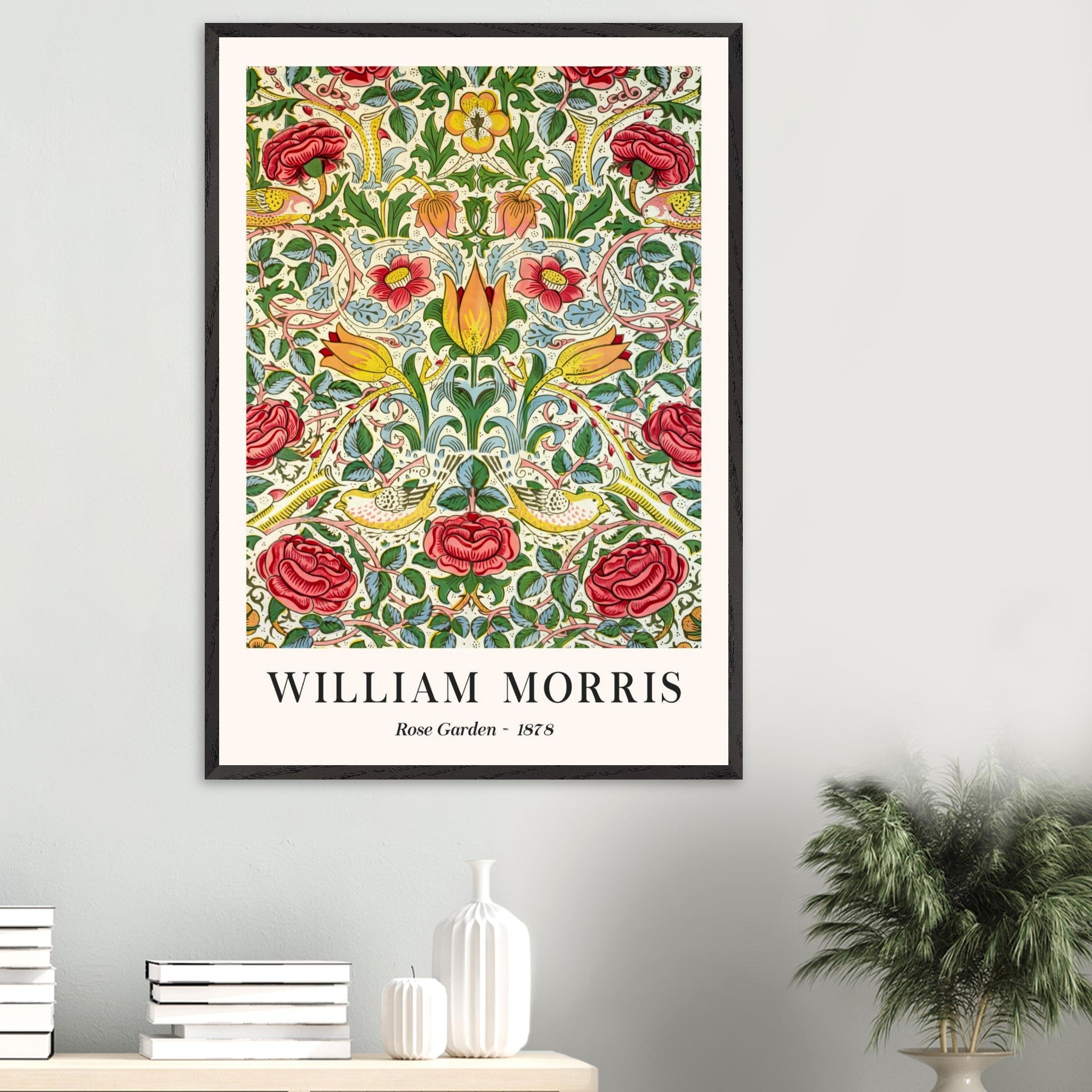 Artfulprints Poster William Morris - Rose garden 1878 - 70x100 cm - Gr