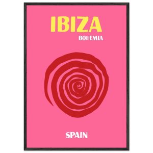 Artfulprints Poster met Lijst Spanje – Ibiza – 70×100 cm – Roze Artfulprints Poster met Lijst Spanje – Ibiza – 70×100 cm – Roze