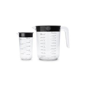 Brabantia Tasty+ Maatbeker set, 2-delig, 0,25 en 1 liter – Transparent Brabantia Tasty+ Maatbeker set, 2-delig, 0,25 en 1 liter – Transparent