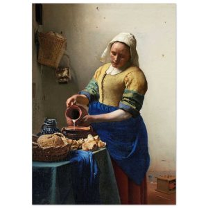 Artfulprints Poster Johannes Vermeer – Het melkmeisje – 50×70 cm – Mee Artfulprints Poster Johannes Vermeer – Het melkmeisje – 50×70 cm – Mee