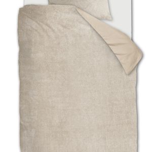 Ambiante Plush Teddy dekbedovertrek – Eenpersoons – 140×200/220 – Zand Ambiante Plush Teddy dekbedovertrek – Eenpersoons – 140×200/220 – Zand