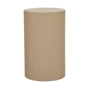 Artichok Asa Houten Bijzettafel Donker Beige – Ø 30 cm Artichok Asa Houten Bijzettafel Donker Beige – Ø 30 cm