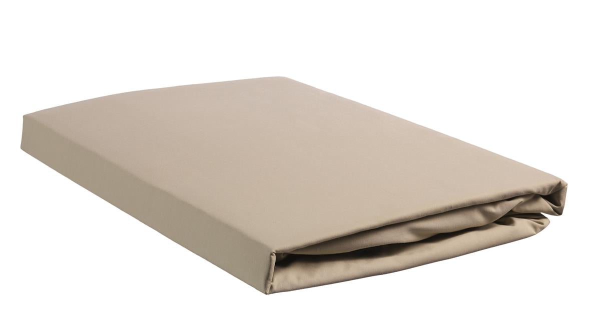 Beddinghouse - Percale Katoen - Topper Hoeslaken - 140x200 cm - Zand