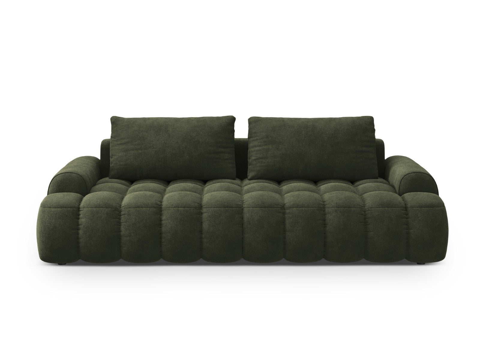Cosmopolitan Design Slaapbank met opbergdoos Linz 4-zits, flueel groen