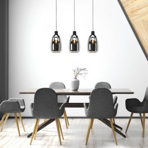 EGLO hanglamp Chelvey – e27 – 89,5 cm – zwart EGLO hanglamp Chelvey – e27 – 89,5 cm – zwart