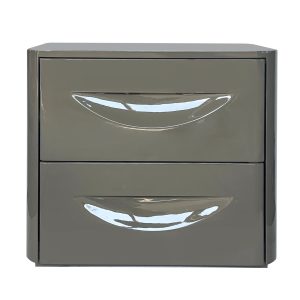 DÉJA Living Nachtkastje Setra – Kaki Groen Glossy MDF – 58x41x51cm DÉJA Living Nachtkastje Setra – Kaki Groen Glossy MDF – 58x41x51cm
