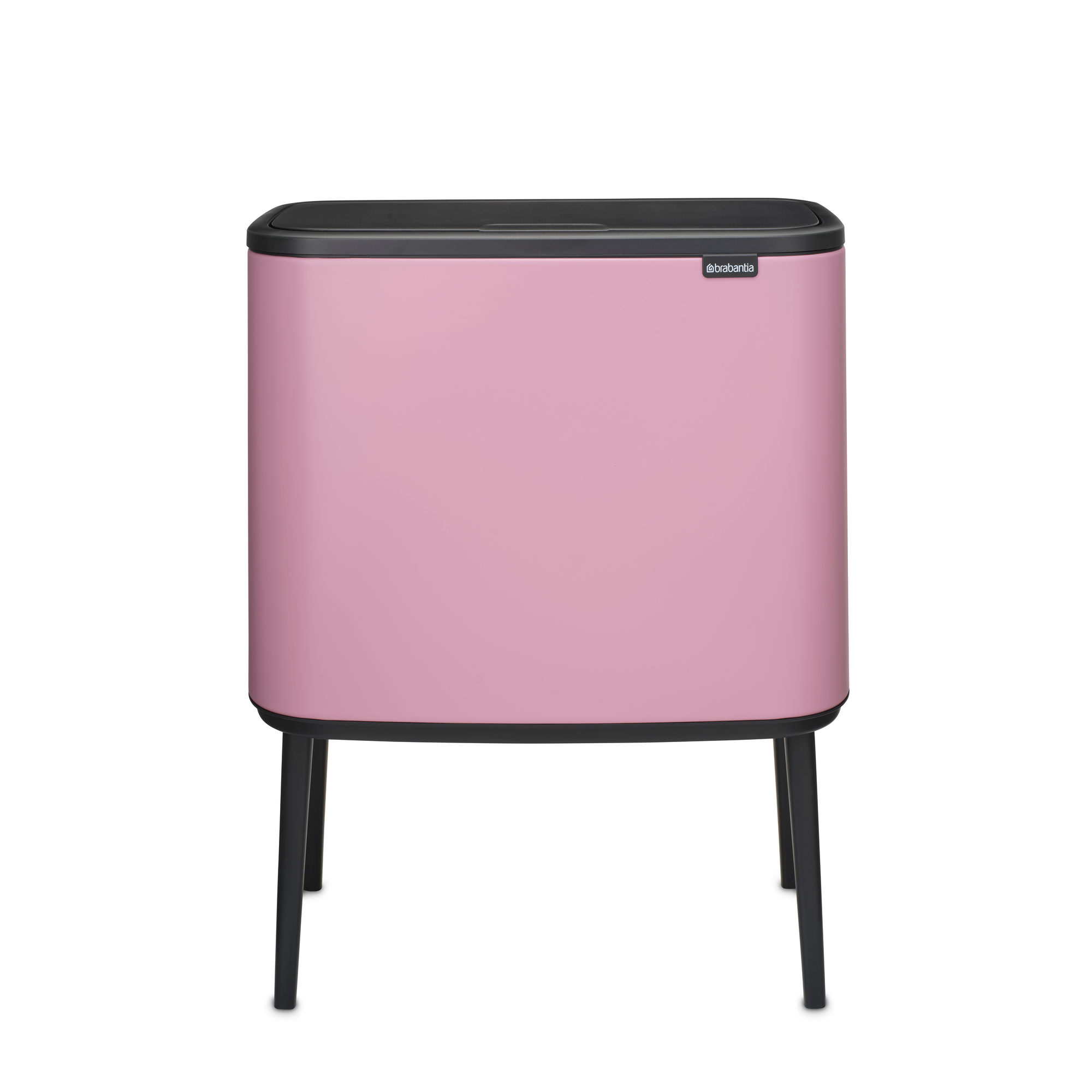 Brabantia Bo Touch Bin, met 2 binnenemmers, 11 + 23 liter - Lilac Pink