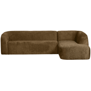 WOOOD hoekbank rechts Sloping – Velvet – Brass – 77x274x87/225 WOOOD hoekbank rechts Sloping – Velvet – Brass – 77x274x87/225