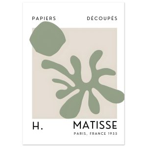 Artfulprints Poster Matisse – Echoes of the sea – 50×70 cm – Groen Artfulprints Poster Matisse – Echoes of the sea – 50×70 cm – Groen
