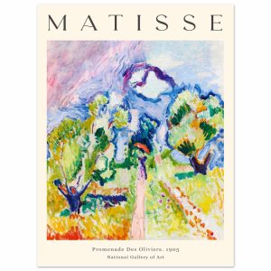 Artfulprints Poster Matisse – Promenade des oliviers 1905 – 30×40 cm – Artfulprints Poster Matisse – Promenade des oliviers 1905 – 30×40 cm –