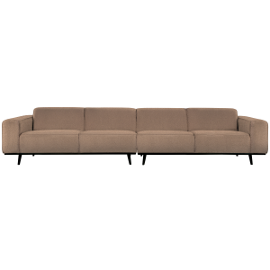 WOOOD 4-zits bank XL Statement – Bouclé – Nougat – 77x372x93 WOOOD 4-zits bank XL Statement – Bouclé – Nougat – 77x372x93