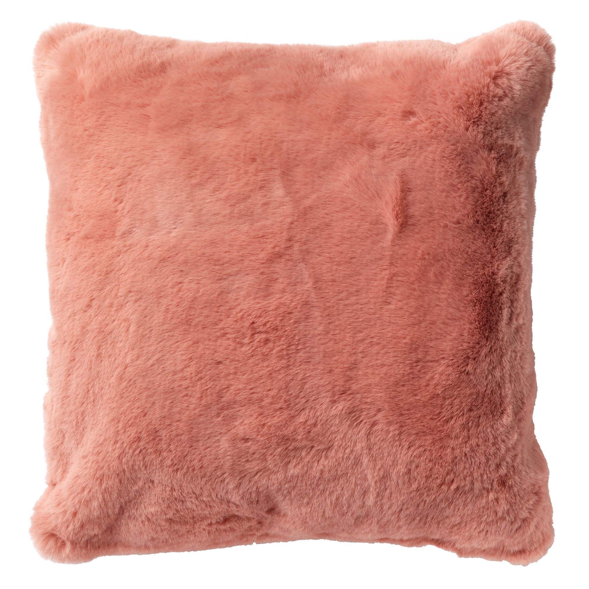ZAYA - Kussenhoes 45x45 cm - bontlook - effen kleur - Muted Clay - roz
