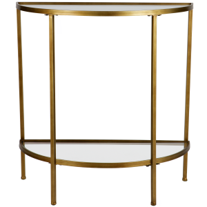 WOOOD sidetable Goddes – Metaal – Antique Brass – 75x37x75