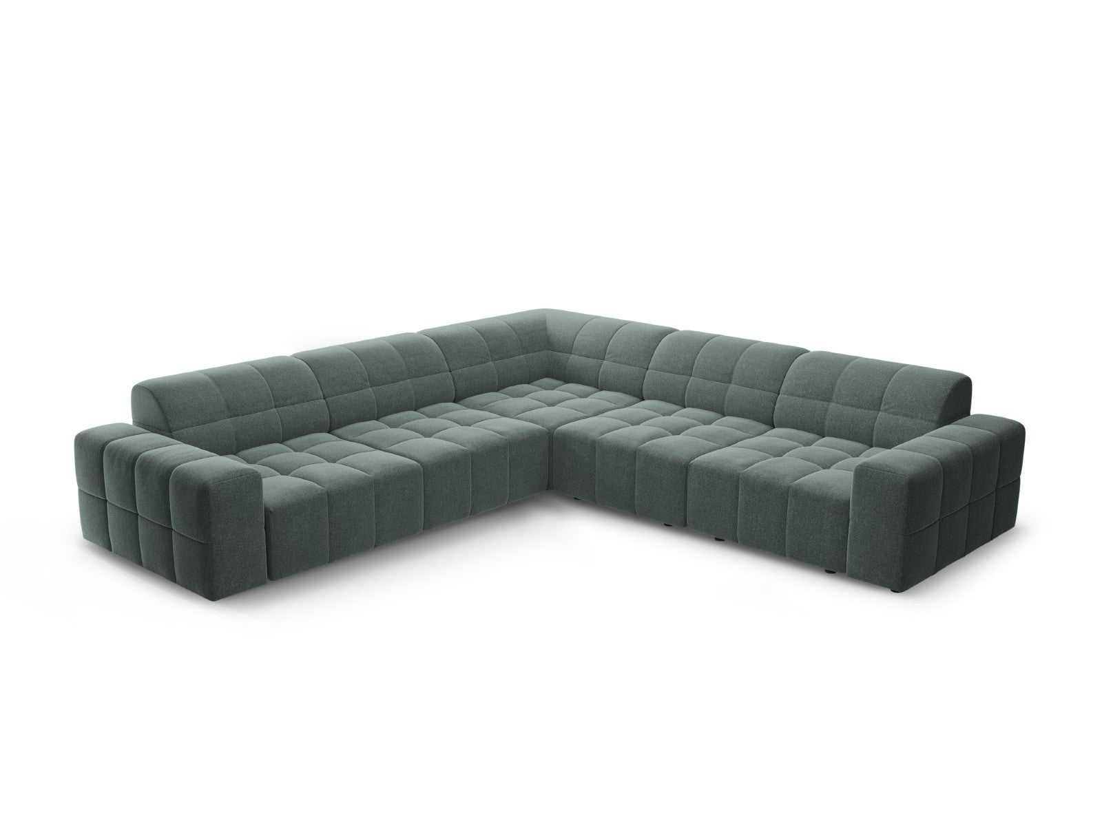 Cosmopolitan Design Symmetrische hoekbank CHICAGO 4-zits, chenille oli