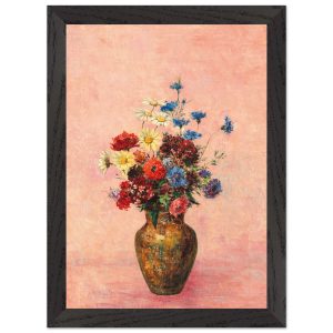 Artfulprints Poster met Lijst Bloemen in vaas 4 – A4 21×29.7 cm – Roze Artfulprints Poster met Lijst Bloemen in vaas 4 – A4 21×29.7 cm – Roze