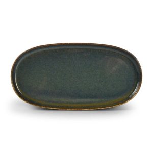 Bonbistro – Plat bord 30x15xH2,5cm groen Pila – Set van 3 Bonbistro – Plat bord 30x15xH2,5cm groen Pila – Set van 3