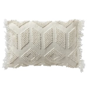 ODIN – kussenhoes 40×60 cm – tufted patroon – duurzaam – Snow White – ODIN – kussenhoes 40×60 cm – tufted patroon – duurzaam – Snow White –