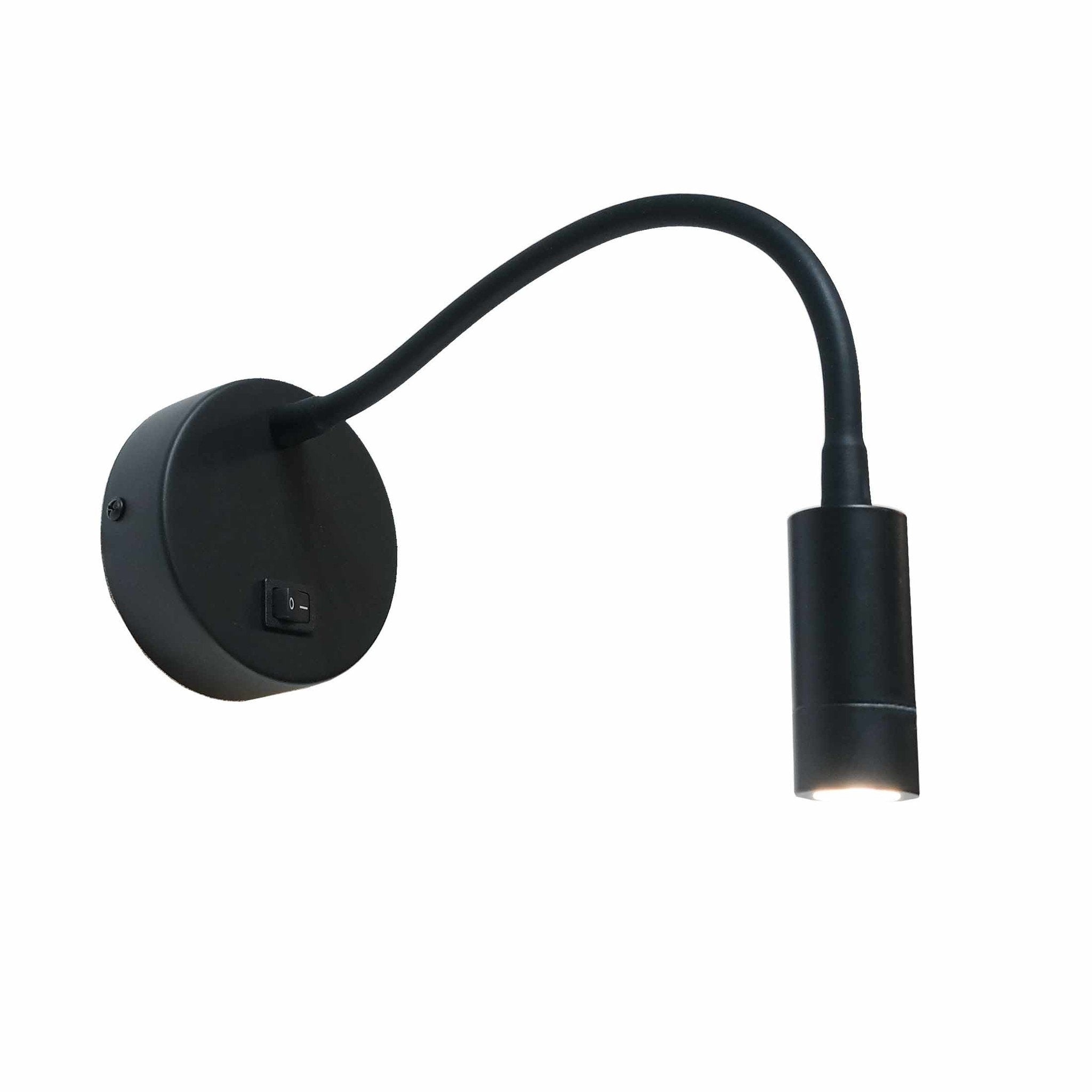 Artdelight wandlamp Flex - 1 lichts - 30 x 10 cm - zwart