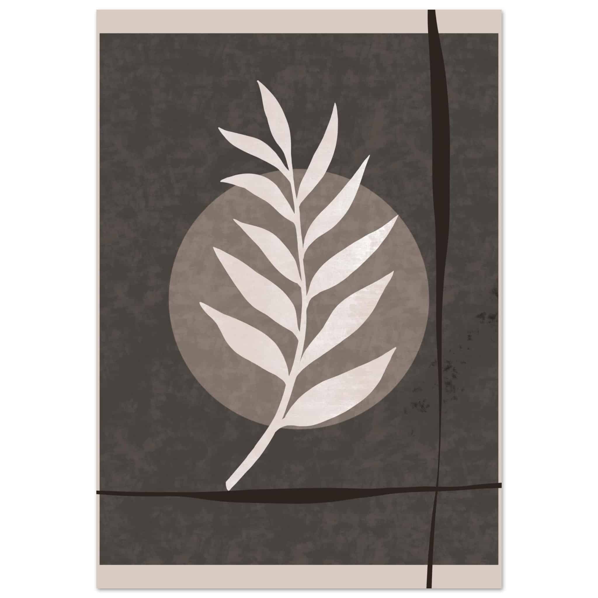 Artfulprints Poster Boho – Framed nature - 70x100 cm - Groen