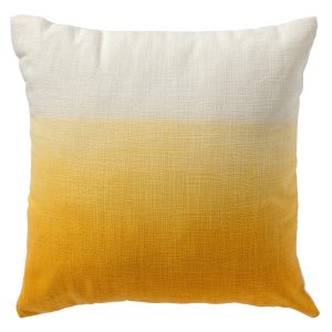 ROBIN – kussenhoes 45×45 cm – kleurverloop – Golden Glow – geel, wit ROBIN – kussenhoes 45×45 cm – kleurverloop – Golden Glow – geel, wit