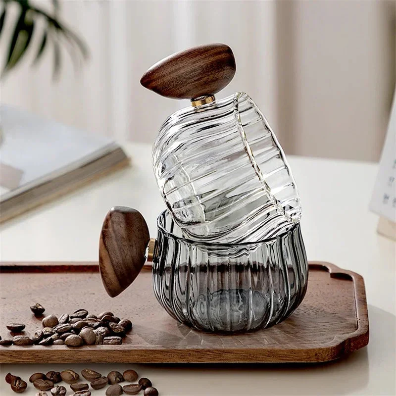 BrewCraft – Glazen Mok Met Houten Handvat Voor Koffie En Thee