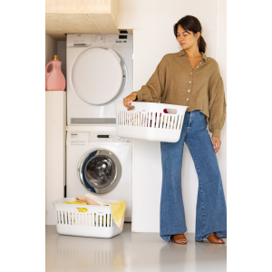 Brabantia Collect-It Wasmand 40 liter, set van 2 – White Brabantia Collect-It Wasmand 40 liter, set van 2 – White
