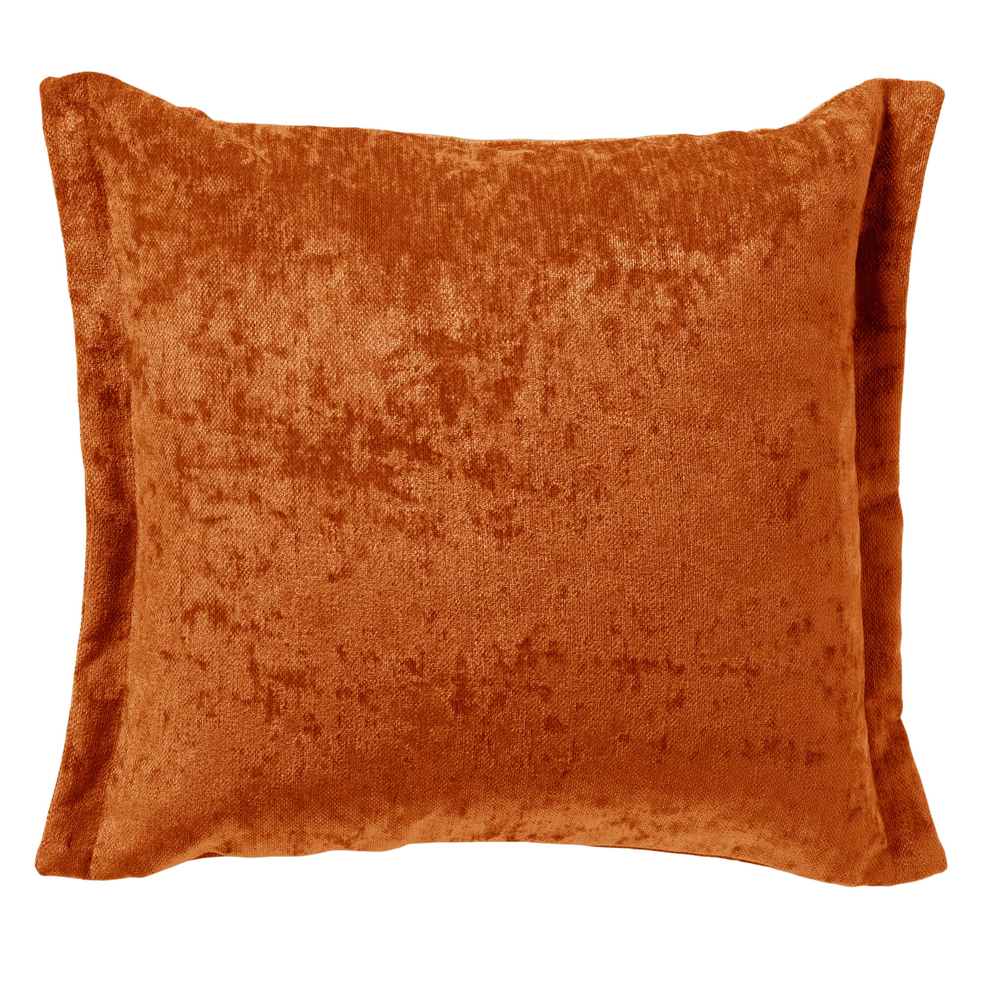 LEWIS - Sierkussen 45x45 cm - fluweel - met sierrand - Potters Clay -