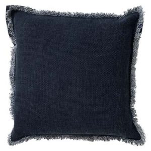 BURTO – Kussenhoes 45×45 cm – gewassen katoen – Insignia Blue – donker BURTO – Kussenhoes 45×45 cm – gewassen katoen – Insignia Blue – donker
