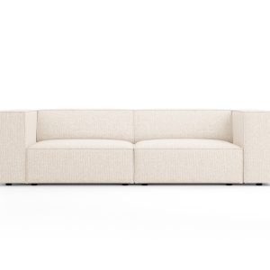 Cosmopolitan Design Bank Arendal 3-zits, chenille, lichtbeige – 102×20 Cosmopolitan Design Bank Arendal 3-zits, chenille, lichtbeige – 102×20