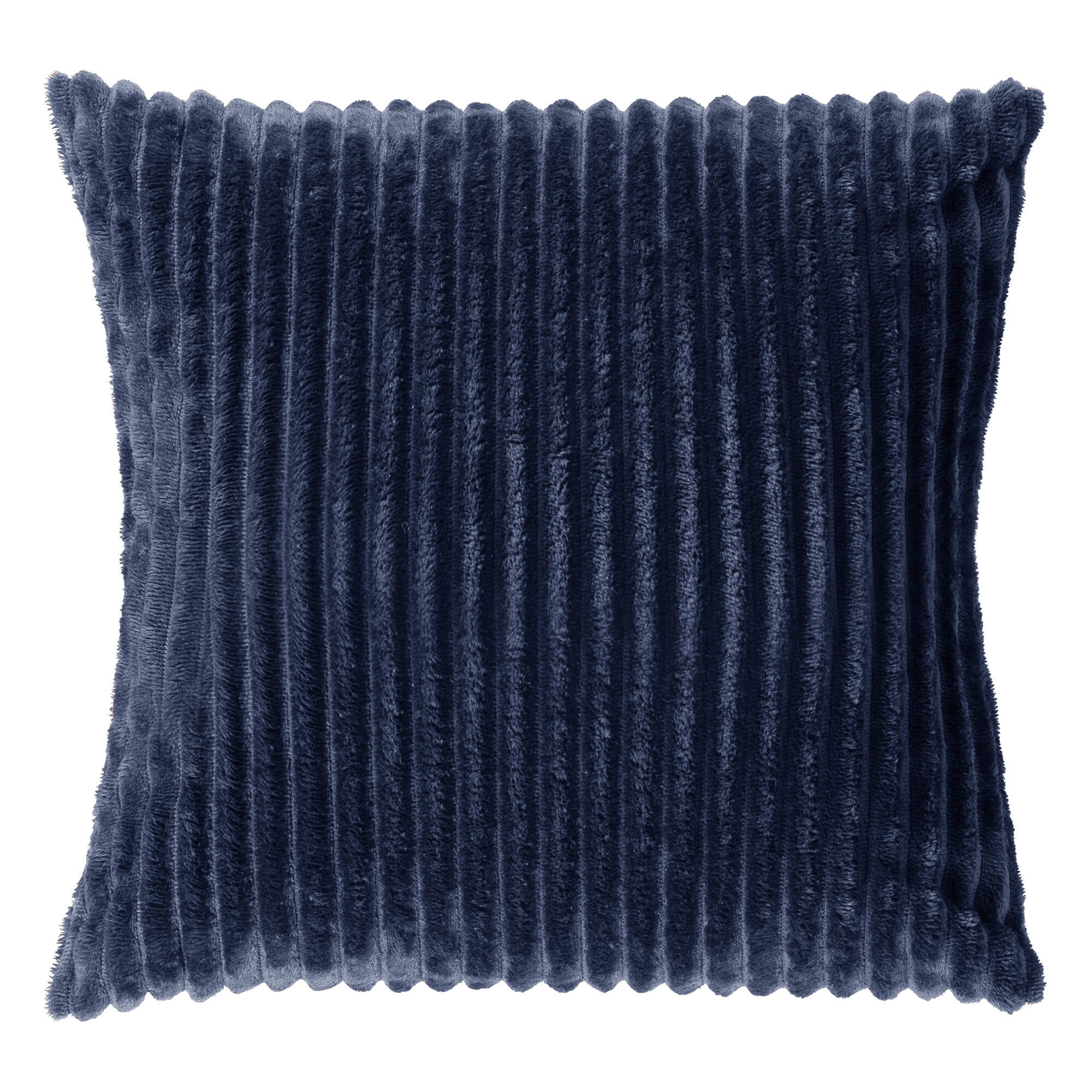 MART - sierkussen 45x45 cm - zacht ribfluweel - corduroy - Insignia Bl