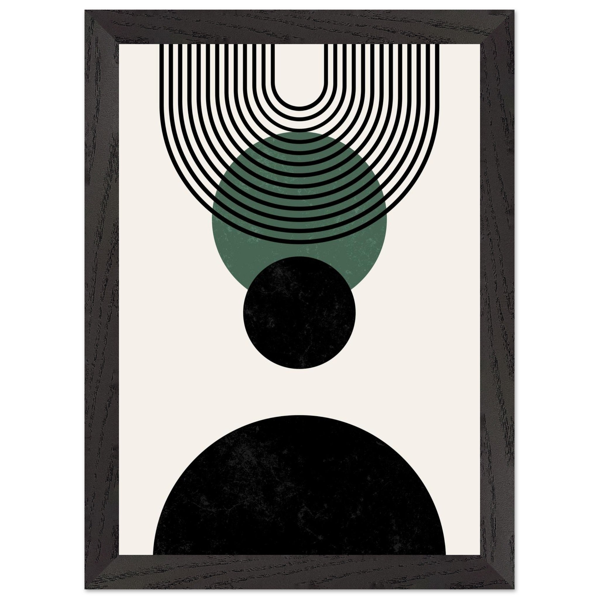 Artfulprints Poster met Lijst Boho wall art - Boho arches - A4 21x29.7