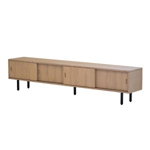 DÉJA Living Tv-Meubel Ilja – Metaal/Eikenhout – Naturel – 200cm DÉJA Living Tv-Meubel Ilja – Metaal/Eikenhout – Naturel – 200cm